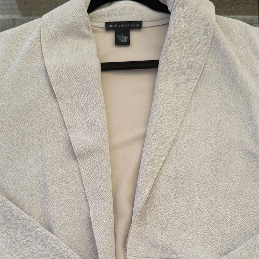 Cream Open Front Cardigan - Picture 3 of 9